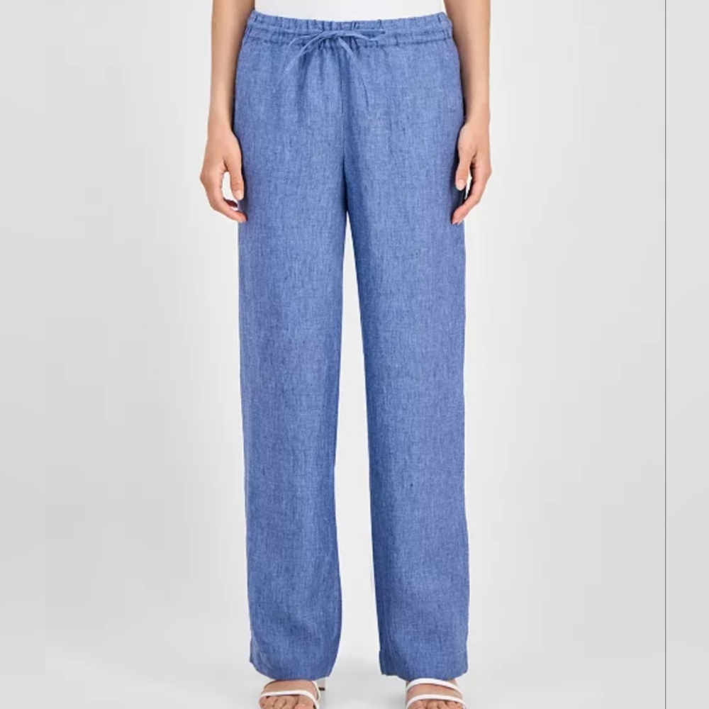 Charter Club Women's XL 100% Linen Pants NWT